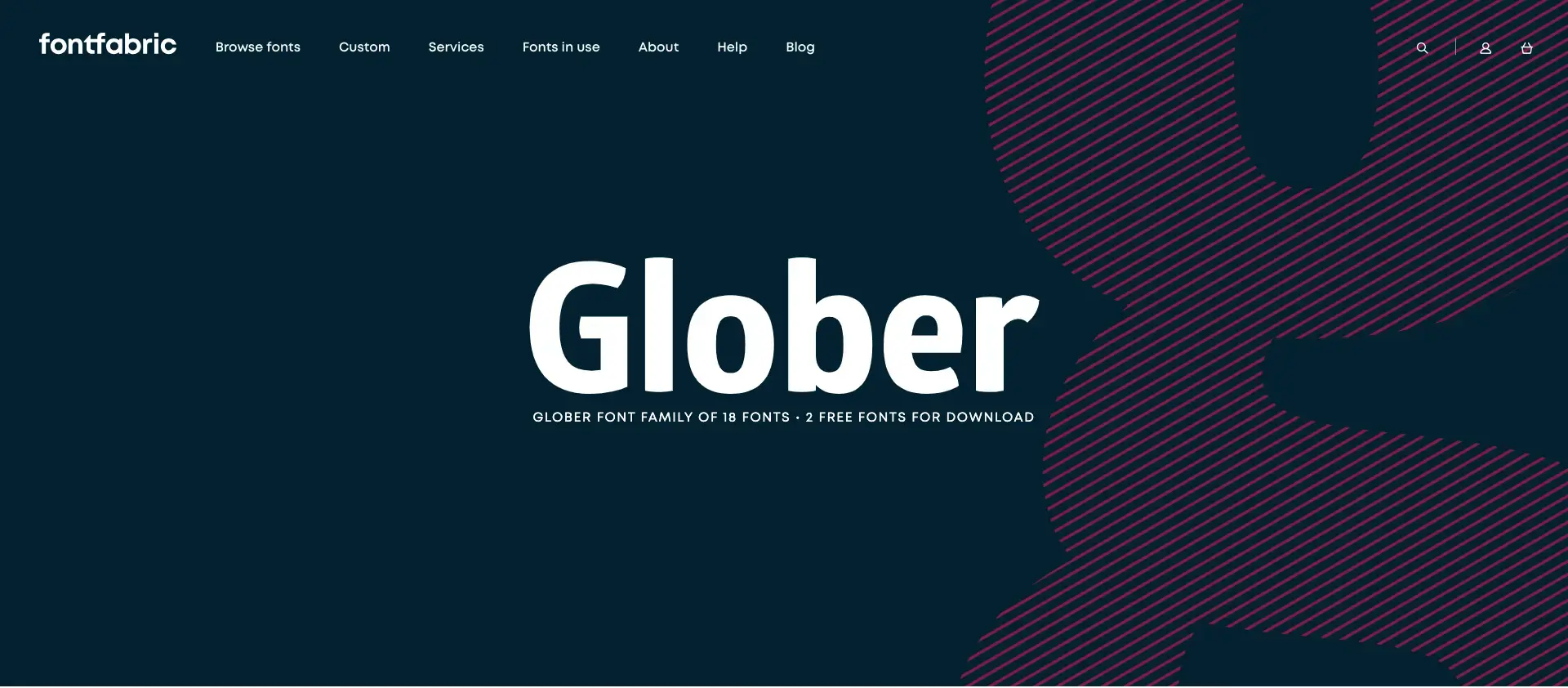 Glober free font