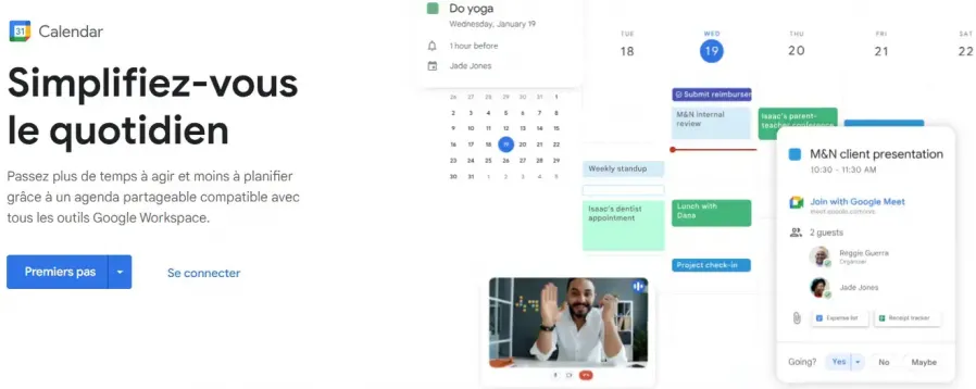 Google agenda gestion du temps et des rendez vous