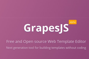 GrapeJS : l'éditeur de template open source qui sublimera vos projets