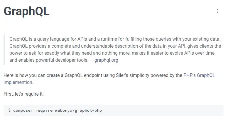 Graphql siler