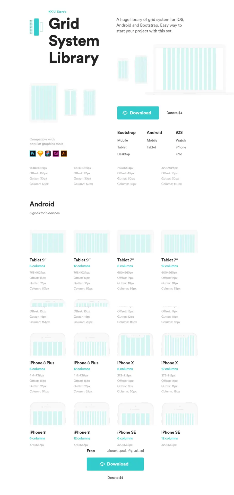 Grid system library