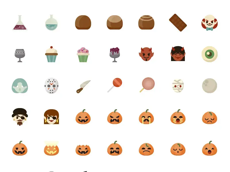 Halloween icons iconshock