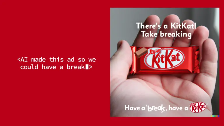 Tendance graphique 2024 Campagne-pub-ai-kitkat