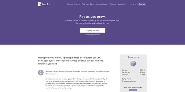 Heroku pricing