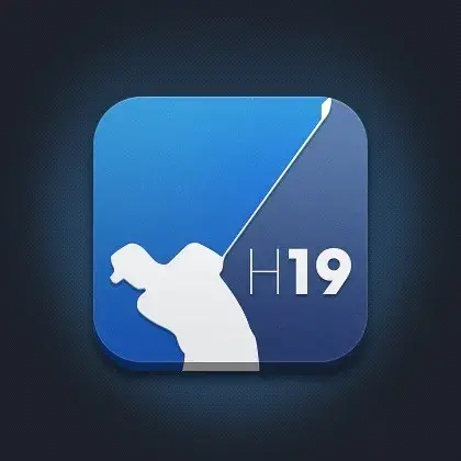 Hole19 Golf iOS Icon par Pedro Lança