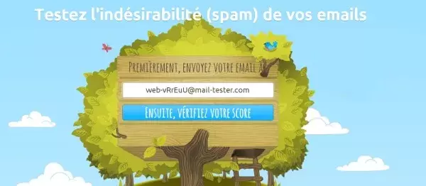 Exemple Mail Tester
