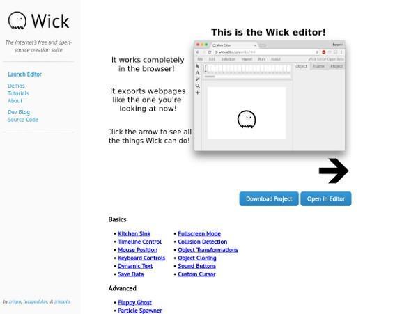 Découvrez Wick, un outil de création interactif pour le web