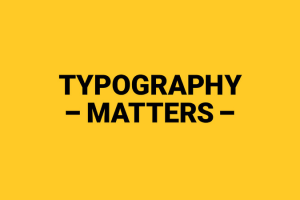 Que doit savoir un nouveau designer sur la typographie?