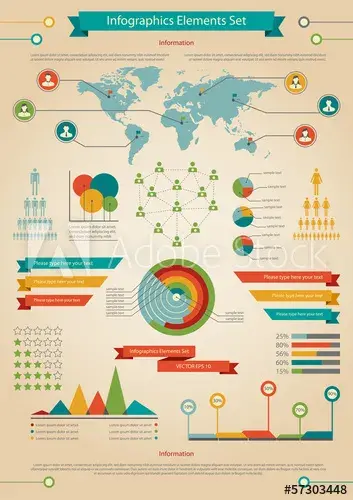 Infographic element - Population