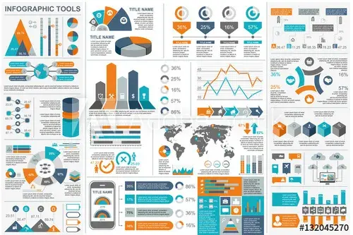 Infographic elements vector