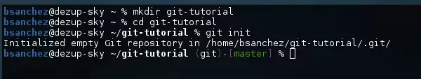 Initialiser un repo git