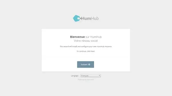 Installation logiciel pour créer un réseau social humhub