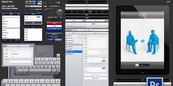 IPad Retina PSD