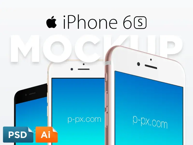 Iphone 6s free vector psd