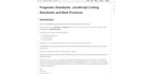 Javascript best practices