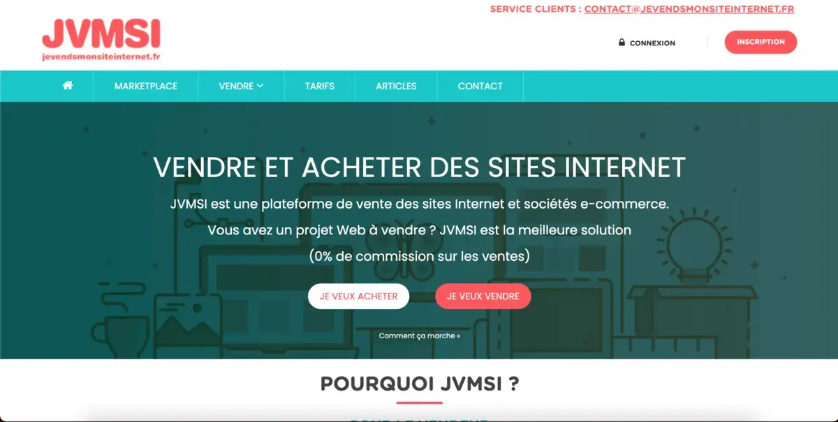 Acheter un site Internet Jvmsi