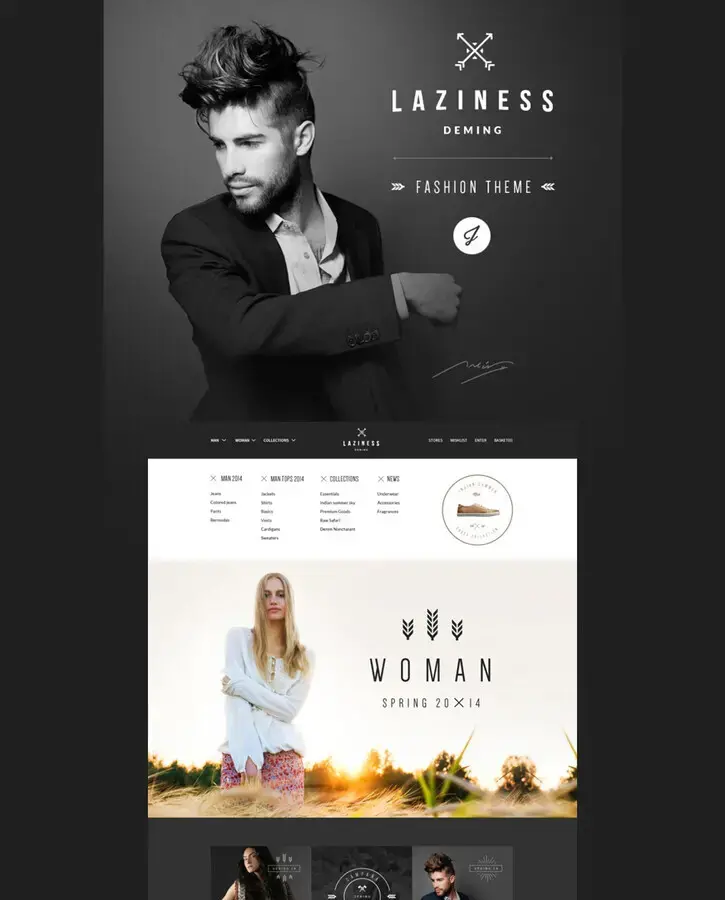 Laziness psd Theme par Julián Pascual