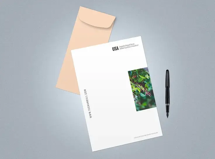 Letter & Envelop Mock up par Rubayath R