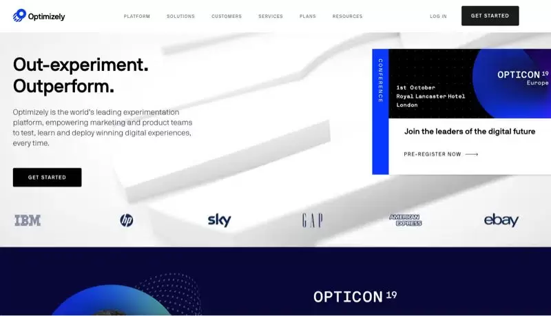Logiciel ab testing Optimizely