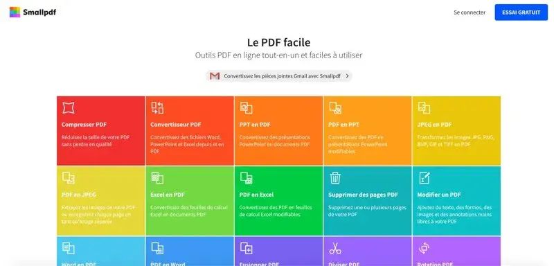 Small PDF logiciel réduire taille PDF