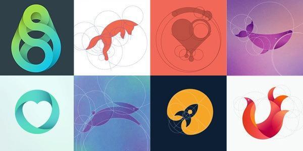 Le cercle comme base du design pour les logos et icônes