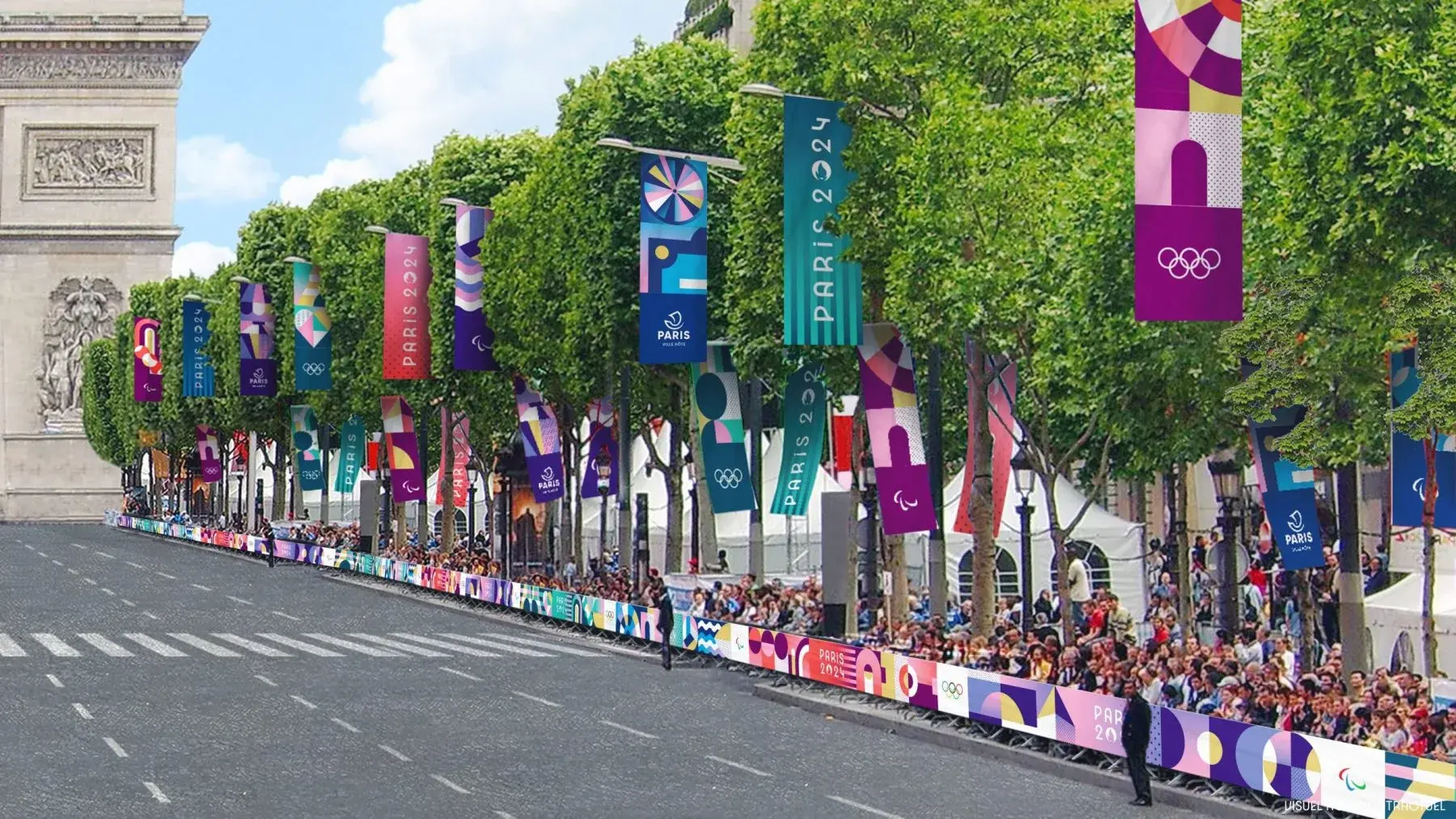 Look des jeux - Champs Elysées Marque Paris 2024