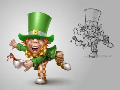 Mad hatter on st patricks