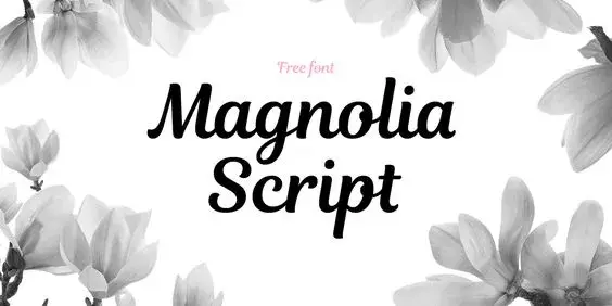 Magnolia script