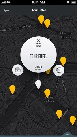 Map on city guides par National Geographic