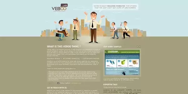 Mascotte webdesign Veboo Labs Website Development