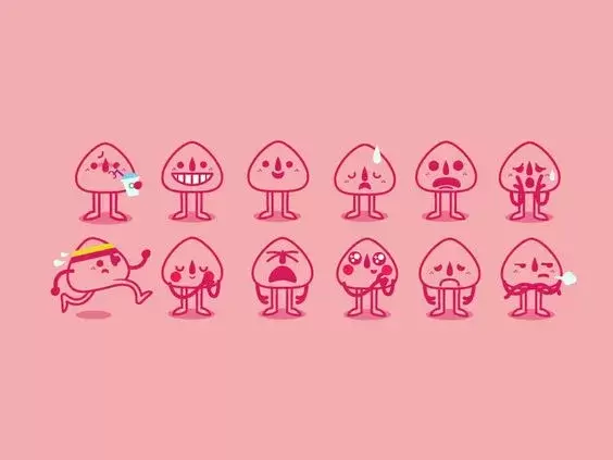 Mascottes originales Mr. Pink par Panfilia Iannarone