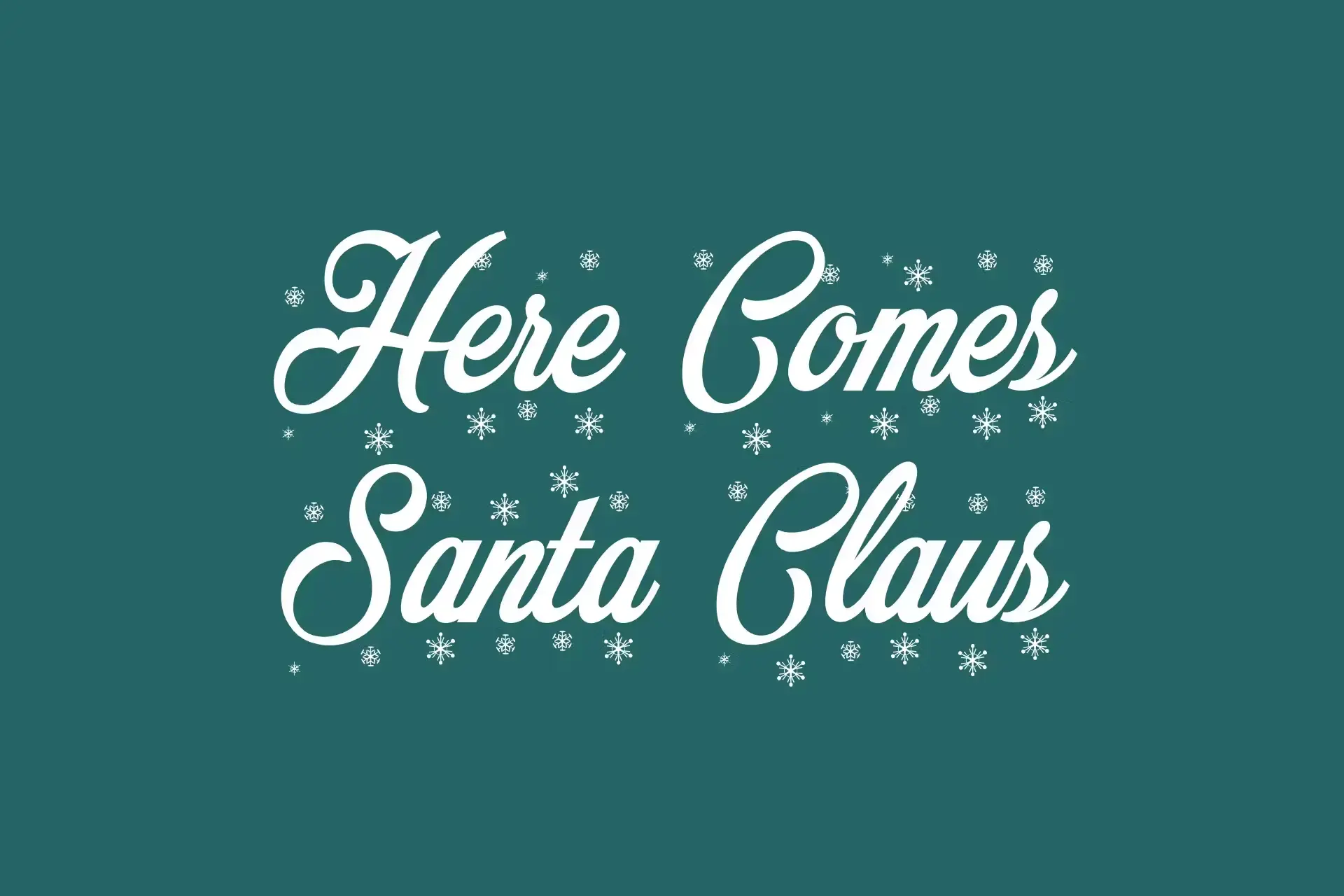 Merry christmas font