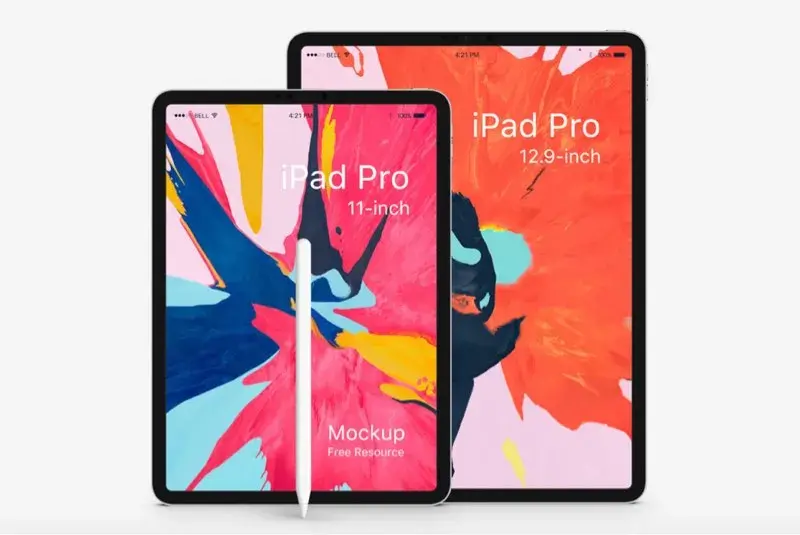 Mockup ipad pro face 10 pouces