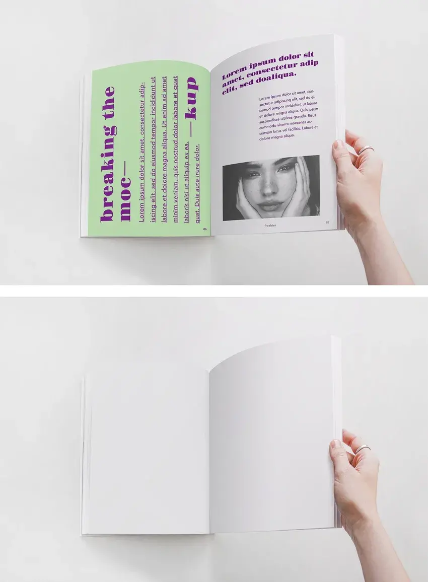 Mockup magazine psd