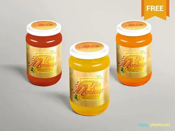 Free-Beautiful-Jam-Jar-Mockup