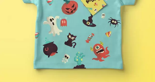 Mockup T-shirt bébé