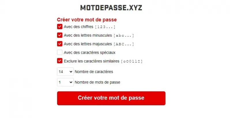 Motdepasse xyz 1