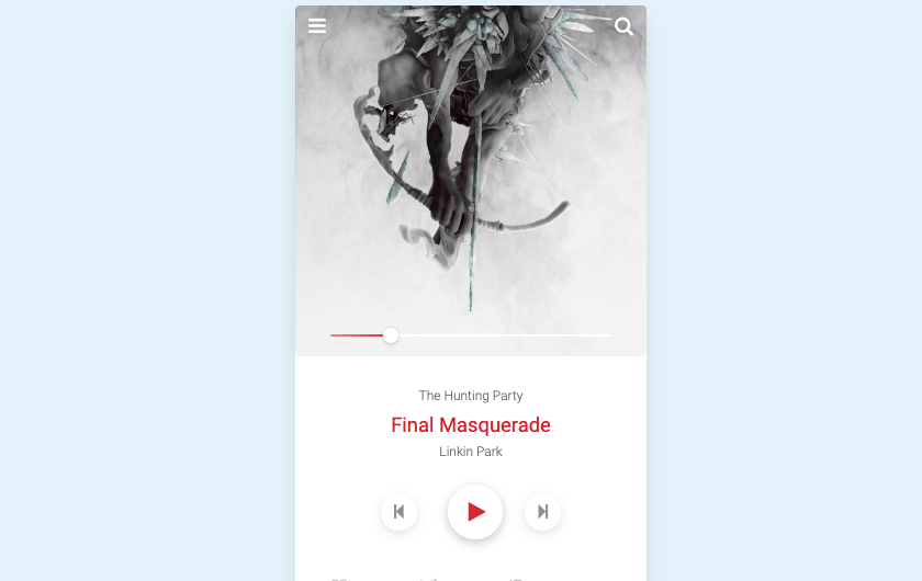 Music player et expérience dynamique avec Vue.js