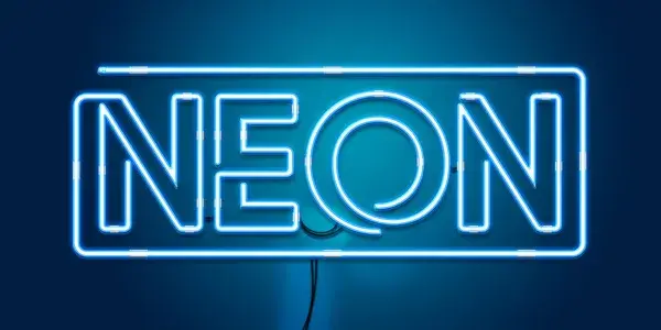 Neon free font