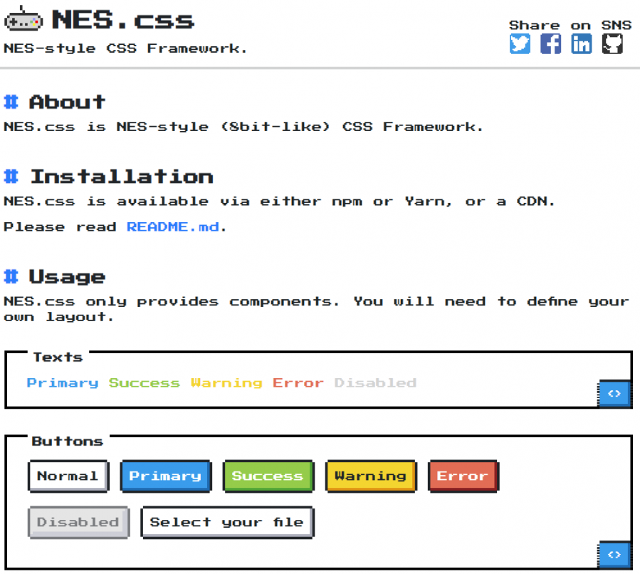 Nes css