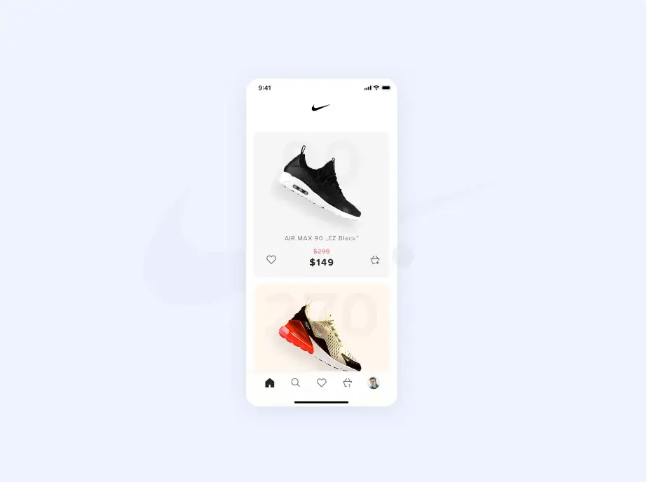 Nike app store concept