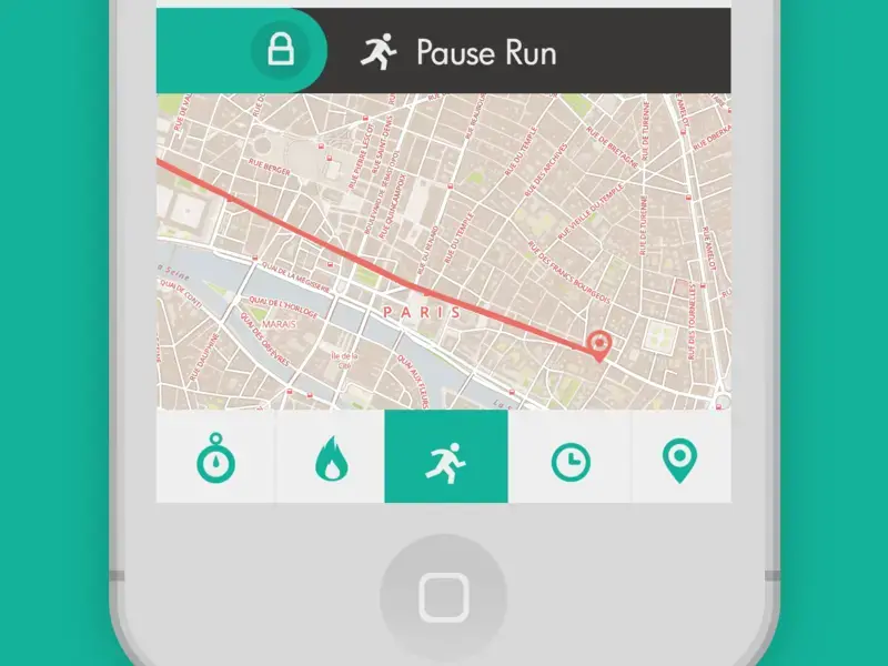 Nike+ run app par Jason Kendall