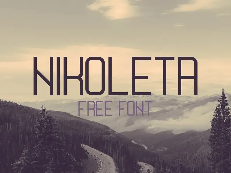 Nikoleta free font