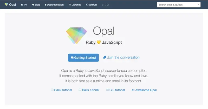 Opalrb homepage