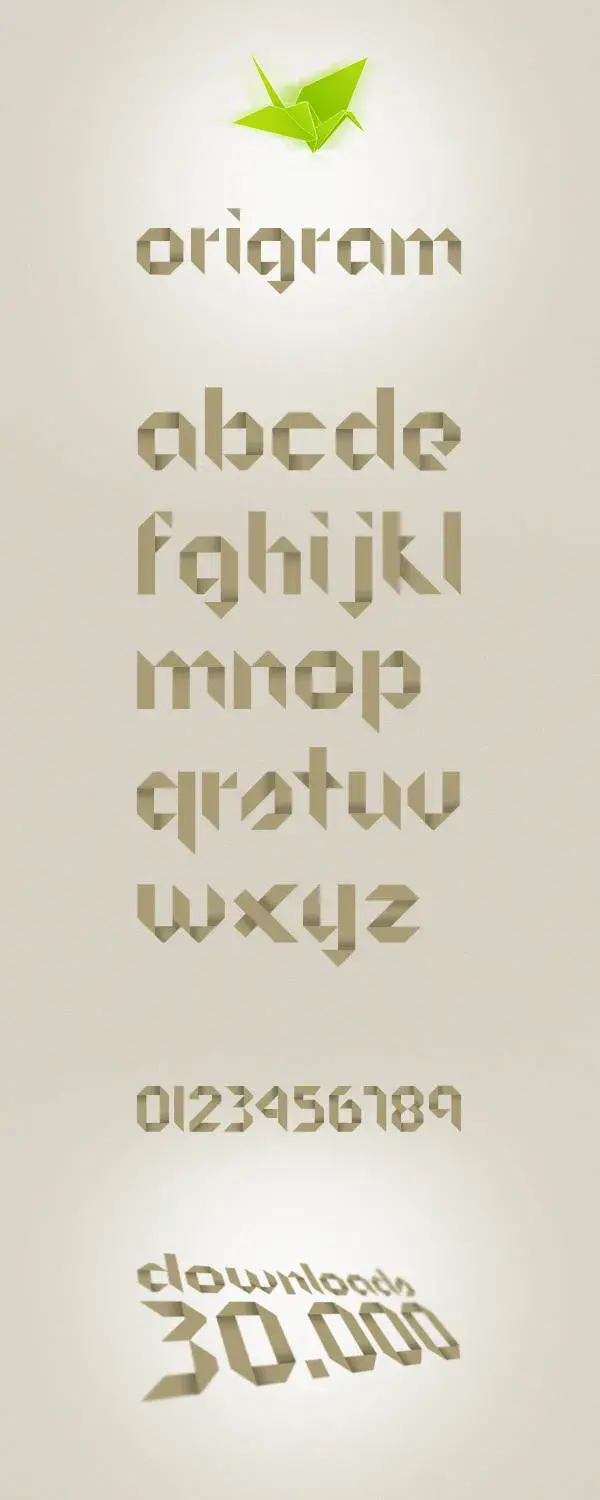Origram free font nunodias