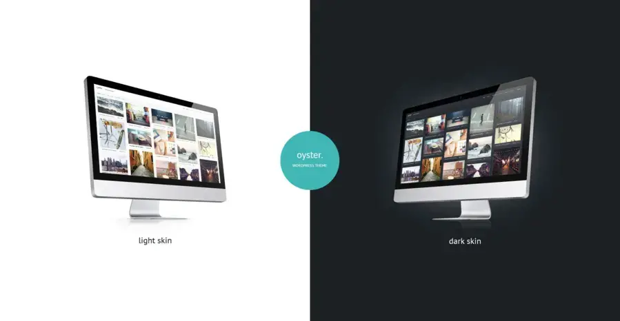 Oyster creative photo wordpress theme