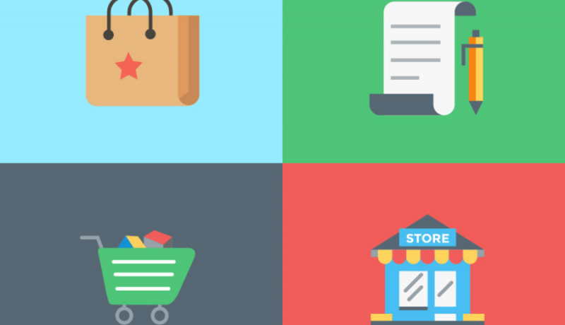 Packs icones specialises projets ecommerce