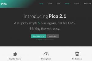 Découvrez Pico, le CMS PHP sans bases de données