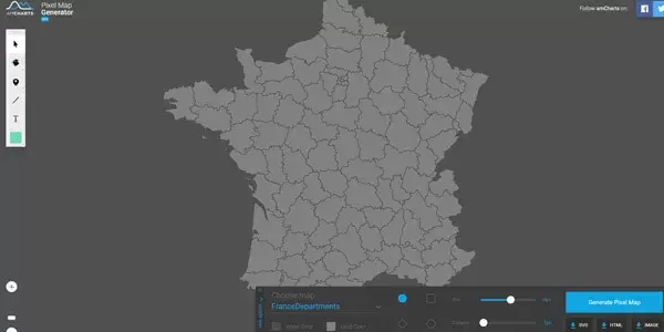 Pixelmap generator france