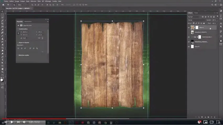 Planche detouree tutoriel photoshop st patrick